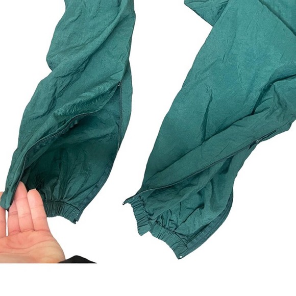 Vintage Y2K Nike Green Jogger Windbreaker Pants Joggers Y2K Track Pants - Picture 5 of 7